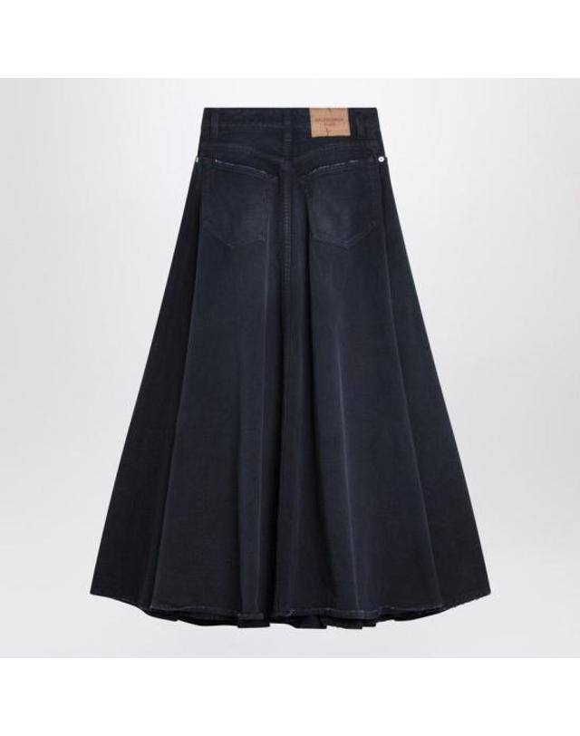 발렌시아가 [해외직구] 26SS 발렌시아가 롱 스커트 856906TTW64 8074 BLUE 착용컷