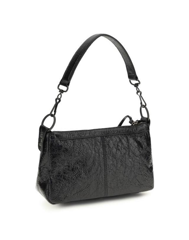 발렌시아가 [해외직구] 26FW 발렌시아가 르 시티 모토 미니백 8661222ABEK 1000 BLACK 착용컷