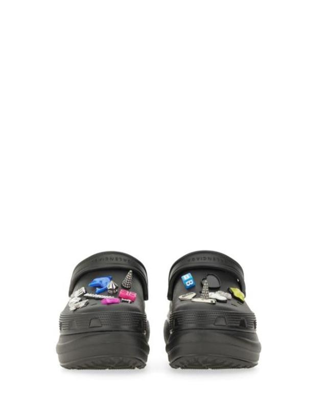발렌시아가 [해외직구] 발렌시아가 x 크록스 지비츠 샌들 720762 W0FOW1000 Black 착용컷