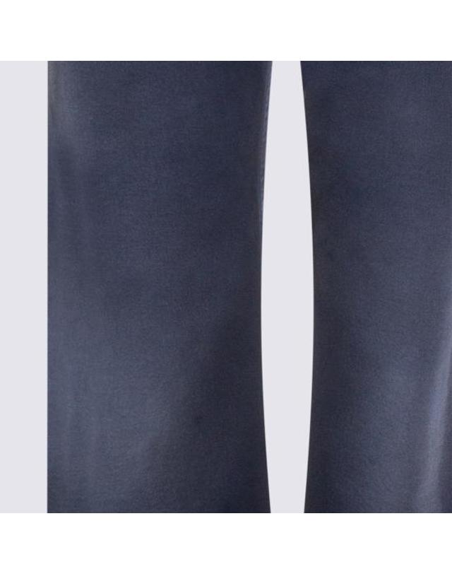 발렌시아가 [해외직구] 26SS 발렌시아가 커브드 Waist 팬츠 848019 TTW648074 DIRTY DARK BLUE 착용컷