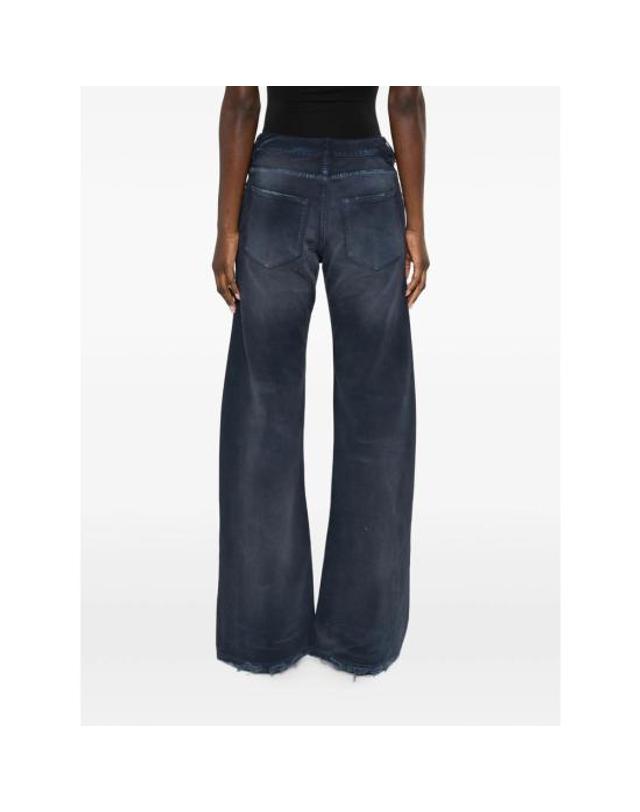 발렌시아가 [해외직구] 26SS 발렌시아가 커브드 Waist 팬츠 848019 TTW64 8074 BLUE 착용컷