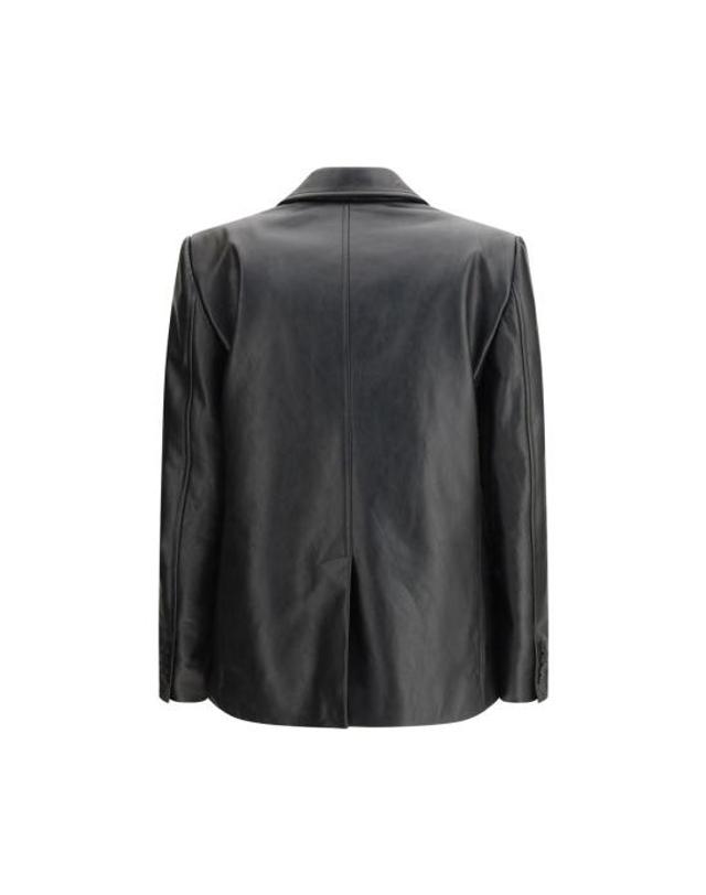 발렌시아가 [해외직구] 26SS 발렌시아가 수트 자켓 BA856379TQS041000BB BLACK 착용컷