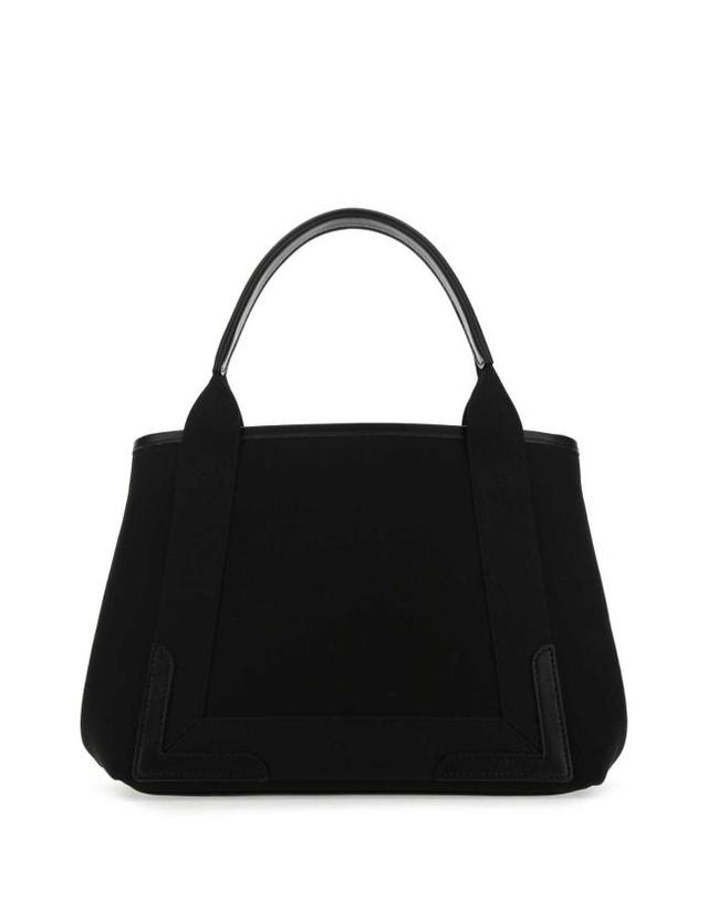 발렌시아가 [해외직구] 24FW 발렌시아가 NAVY 스몰 카바스백 3399332HH3N 1000 BLACK 착용컷