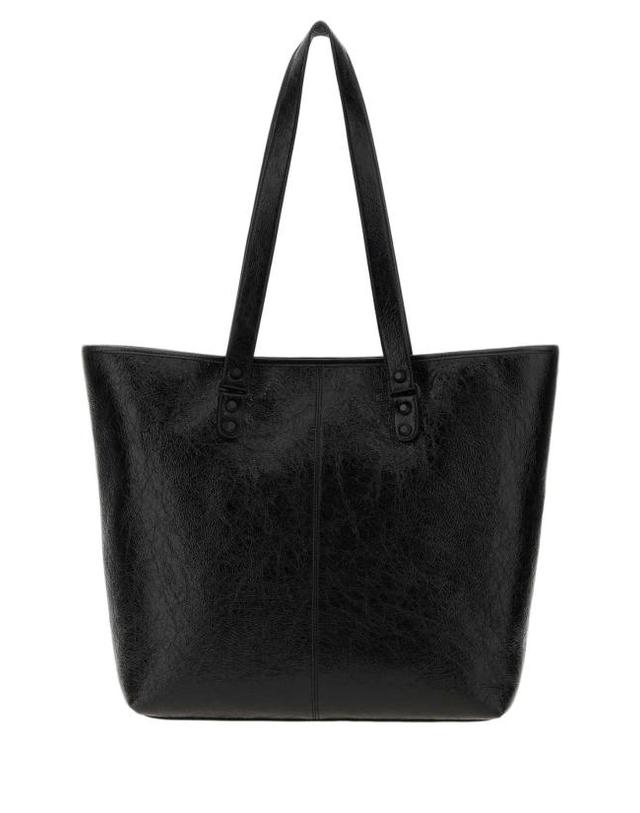 발렌시아가 [해외직구] 26FW 발렌시아가 르 시티 카바스 백 8731742ABEK 1000 BLACK 착용컷