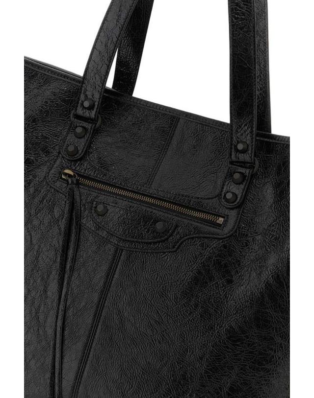 발렌시아가 [해외직구] 26FW 발렌시아가 르 시티 카바스 백 8731742ABEK 1000 BLACK 착용컷