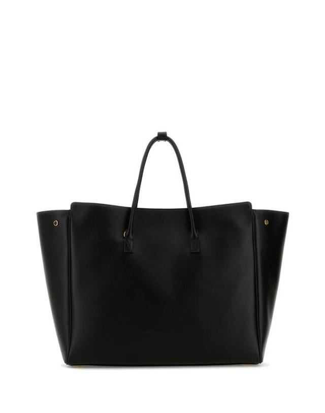 발렌시아가 [해외직구] 25SS 발렌시아가 햄튼 스몰 토트 백 8133542ABAV 1000 BLACK 착용컷