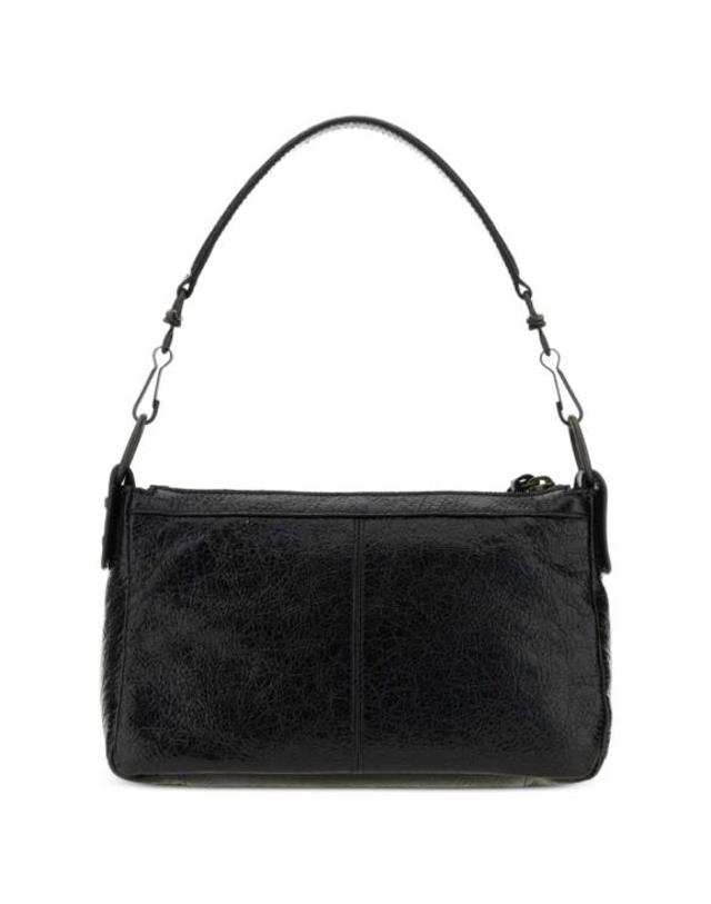발렌시아가 [해외직구] 26FW 발렌시아가 르 시티 모토 미니백 8661222ABEK1000 Black 착용컷