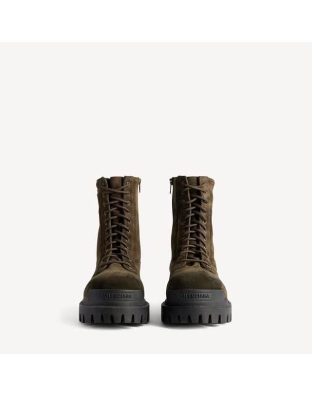 발렌시아가 [해외직구] 26FW 발렌시아가 컴뱃 스트라이크 부츠 873536WCB43 3281 BROWN 착용컷