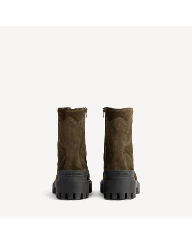 발렌시아가 [해외직구] 26FW 발렌시아가 컴뱃 스트라이크 부츠 873536WCB43 3281 BROWN 착용컷