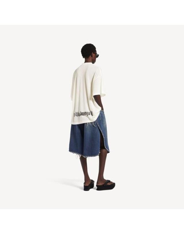 발렌시아가 [해외직구] 26SS 발렌시아가 탑 MASTER ULT 009086 JAUNE XS CREAM 착용컷