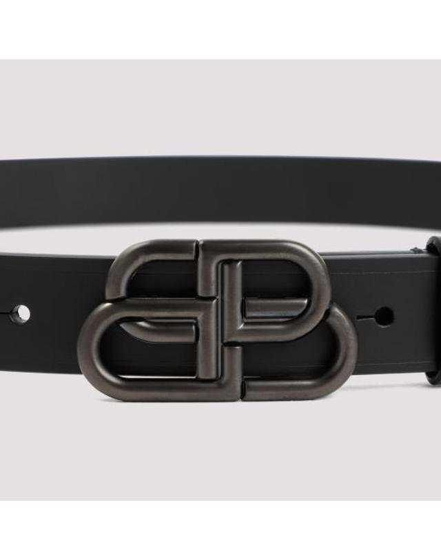 발렌시아가 [해외직구] 26FW 발렌시아가 벨트 581690 1CH0J 1000 BLACK 착용컷