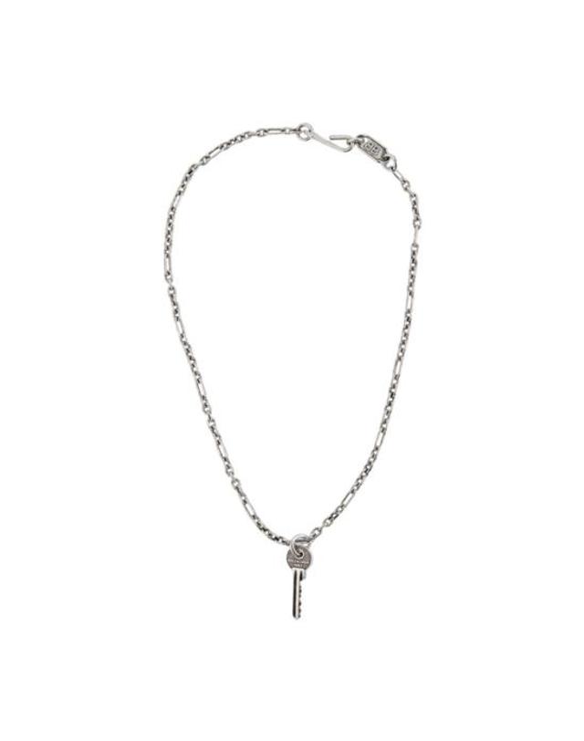 발렌시아가 [해외직구] 26FW 발렌시아가 목걸이 팬던트 CIA025317 SILVER 착용컷