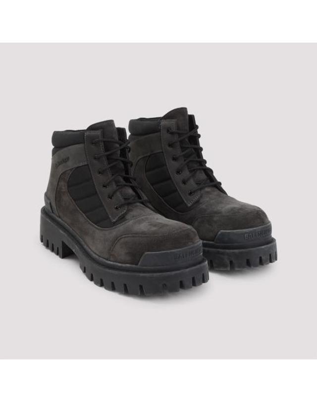 발렌시아가 [해외직구] 26SS 발렌시아가 컴뱃 스트라이크 로우 부츠 867708WCB45 2010 BLACK 착용컷