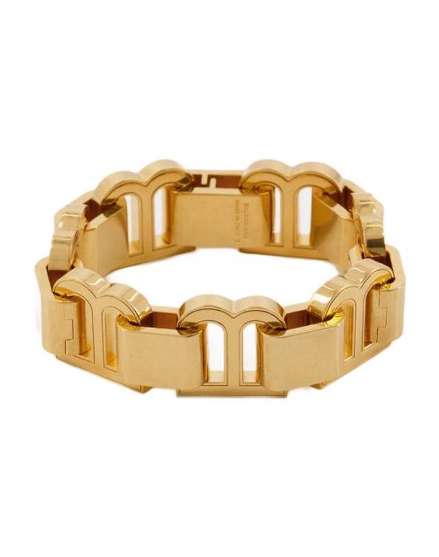 발렌시아가 [해외직구] 23SS 발렌시아가 팔찌 CONFIG CIA019018001 GOLD 착용컷