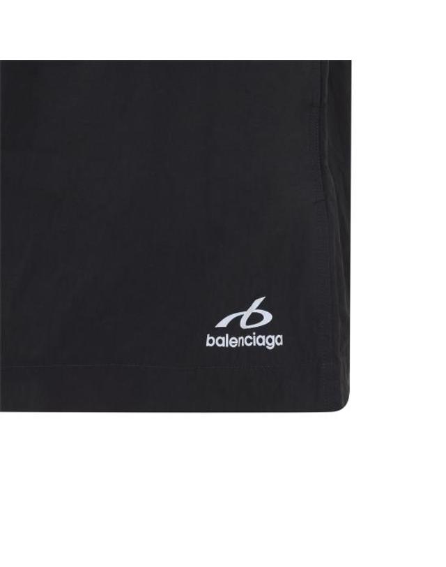 발렌시아가 [해외직구] 26FW 발렌시아가 바디스 스윔 쇼츠 A001NP 4G4B2 1000 BLACK 착용컷
