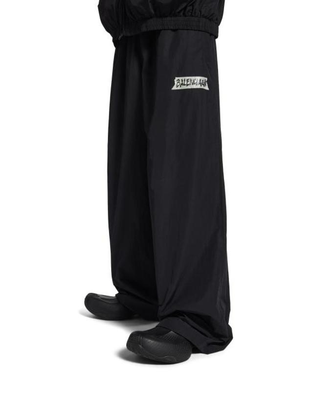 발렌시아가 [해외직구] 26SS 발렌시아가 마스킹 테이프 트랙팬츠 857634 TPQ381000 BLACK 착용컷