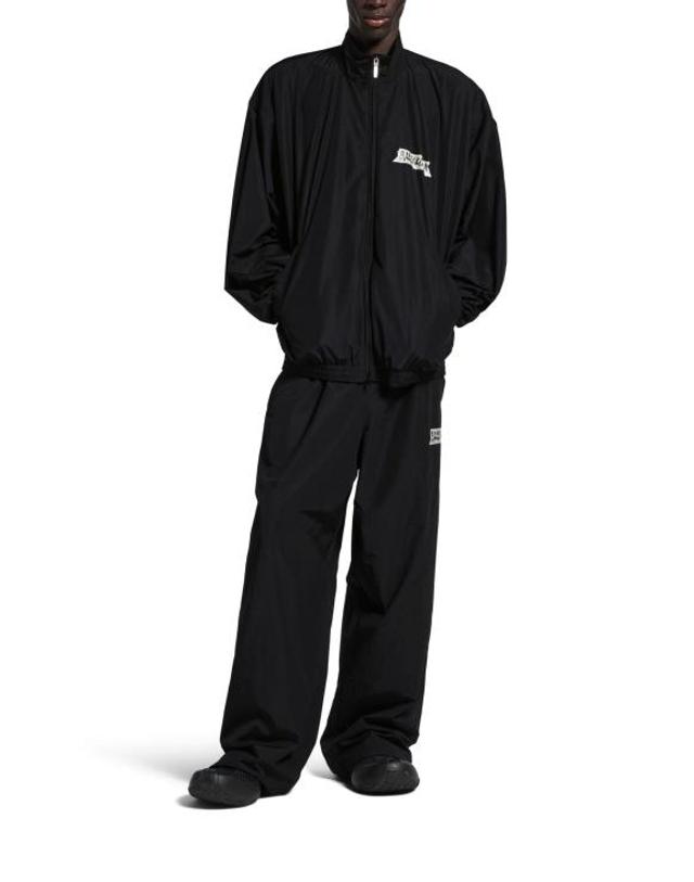 발렌시아가 [해외직구] 26SS 발렌시아가 마스킹 테이프 트랙팬츠 857634 TPQ381000 BLACK 착용컷