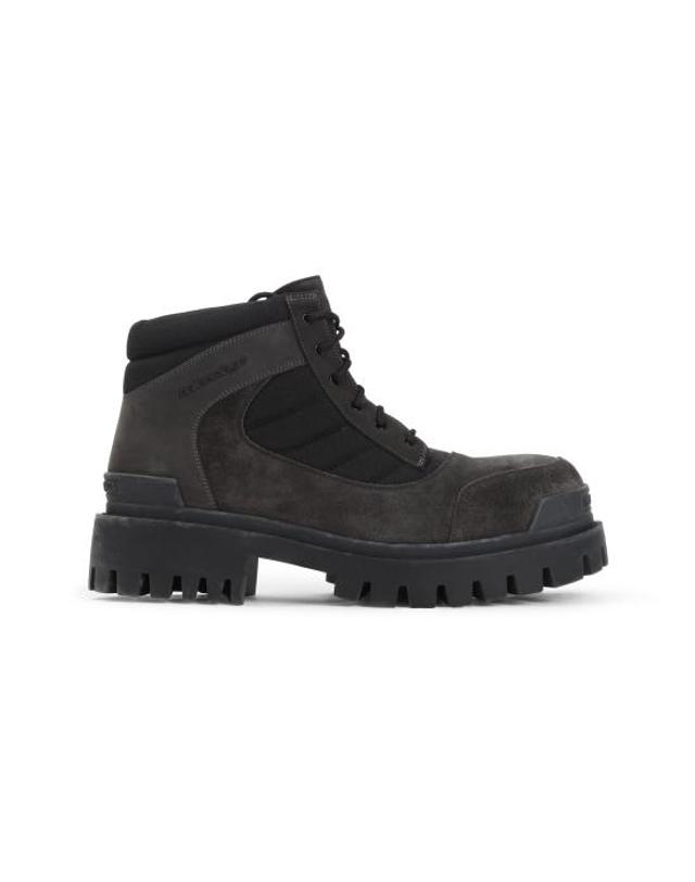 발렌시아가 [해외직구] 26FW 발렌시아가 컴뱃 스트라이크 로우 부츠 867708 WCB45 2010 BROWN BLACK 착용컷