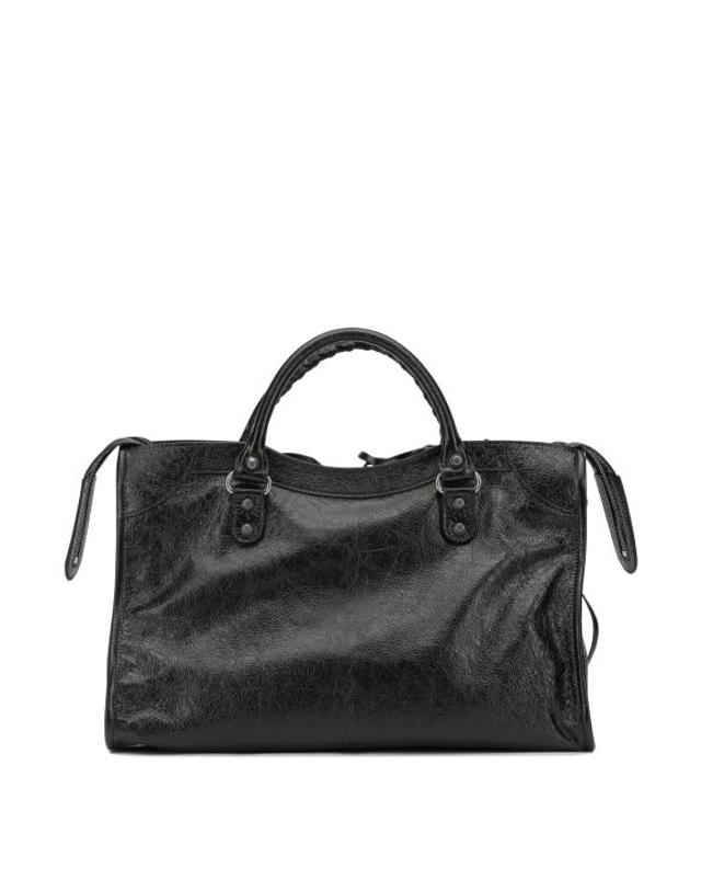 발렌시아가 [해외직구] 26FW 발렌시아가 르 시티 백 미디움 8657602ACLR1000 Black 착용컷