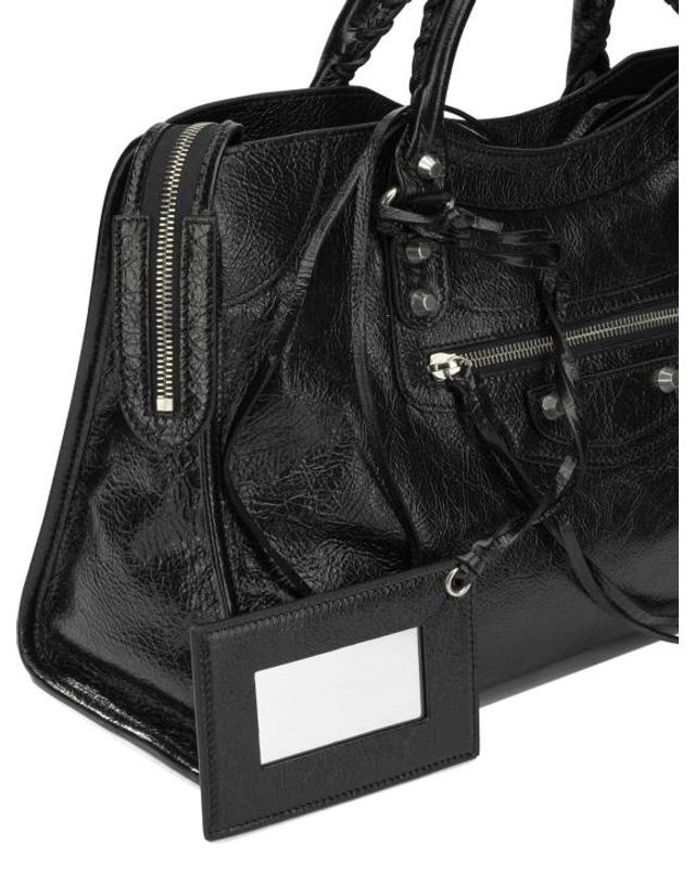 발렌시아가 [해외직구] 26FW 발렌시아가 르 시티 백 미디움 8657602ACLR1000 Black 착용컷