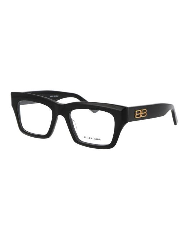 발렌시아가 [해외직구] 25SS 발렌시아가 안경 BB0240O 001 BLACK TRANSPARENT 착용컷