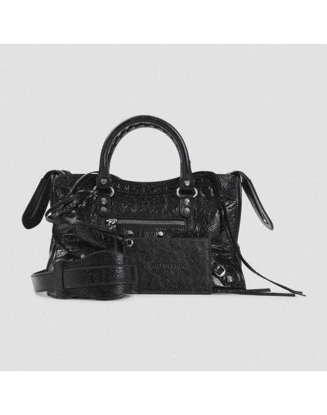 발렌시아가 [해외직구] 26FW 발렌시아가 르 시티 백 스몰 8657622ACLR 1000 BLACK 착용컷