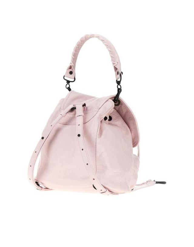 발렌시아가 [해외직구] 26FW 발렌시아가 르 시티 미니 백팩 A006Q22ACRZ Pink 착용컷