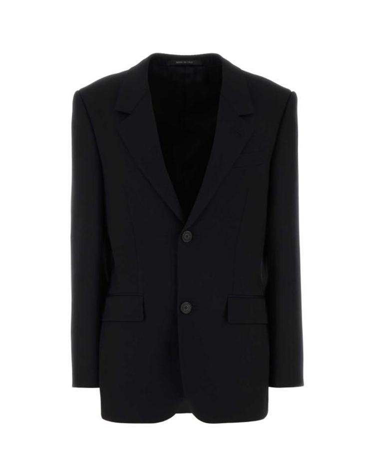 [해외] 25FW 발렌시아가 스탠다드 테일러드 자켓 850772TPT07 1038 BLACK FA6SXX10760