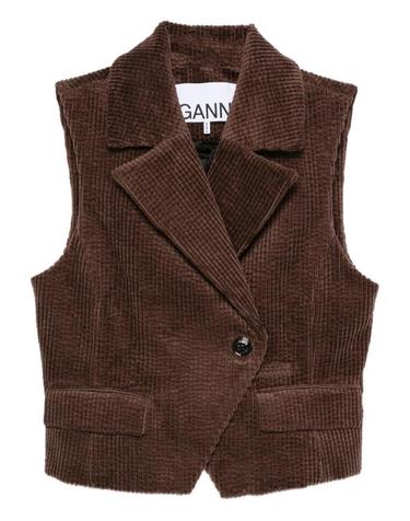 [해외직구] 25FW 가니 베스트 W0766979 BROWN