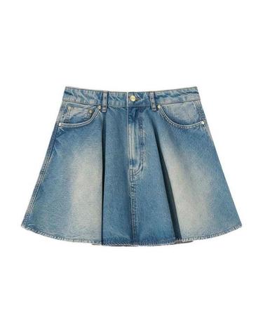 [해외직구] 26SS 가니 틴트 리지드 데님 스커트 A1090088567 Blue