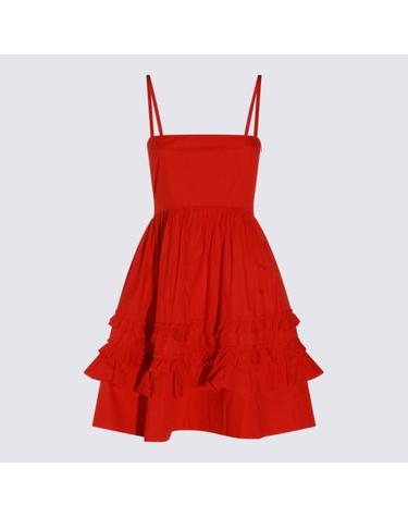 [해외직구] 26FW 가니 미디 원피스 A1030705 474 RACING RED