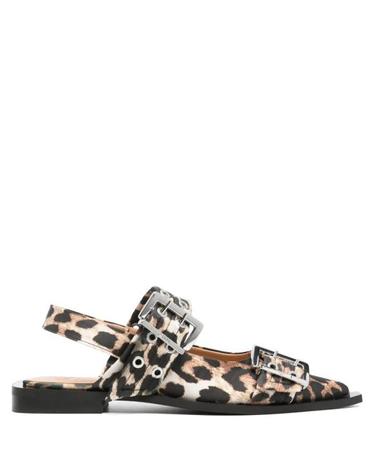[해외직구] 26FW 가니 플랫 슈즈 S2947 943 LEOPARD
