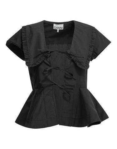 [해외직구] 26FW 가니 블라우스 A1040341099 Black