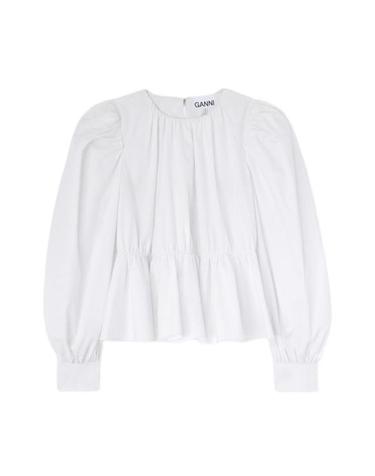 [해외직구] 26FW 가니 긴팔 티셔츠 A1040500 151 BRIGHT WHITE