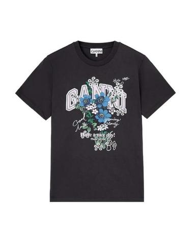 [해외직구] 26FW 가니 반팔 티셔츠 A1050331252 BLACK