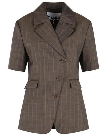 [해외직구] 26FW 가니 수트 자켓 A1020099296 Brown
