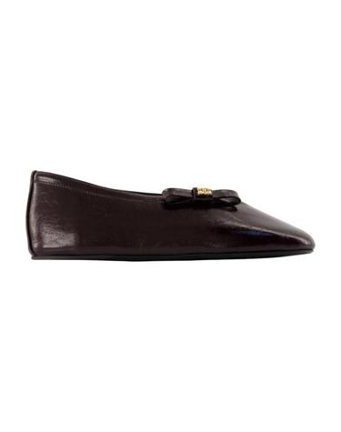 [해외직구] 26FW 가니 플랫 슈즈 D1020059 ZWX BROWN