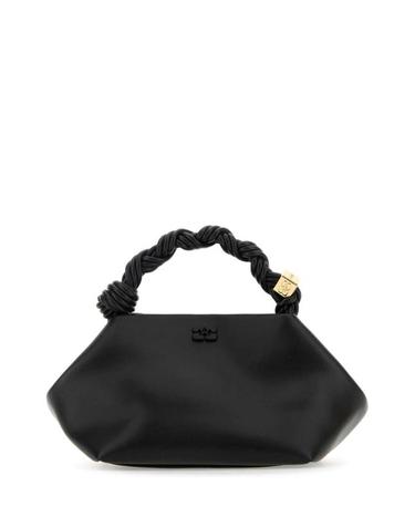 [해외직구] 가니 스몰 레더 보우 토트백 A5241 099 BLACK