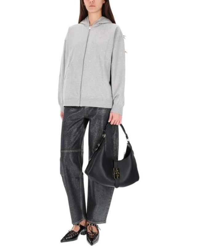가니 [해외직구] 25FW 가니 후드 티셔츠 T4399 921 Grey 착용컷
