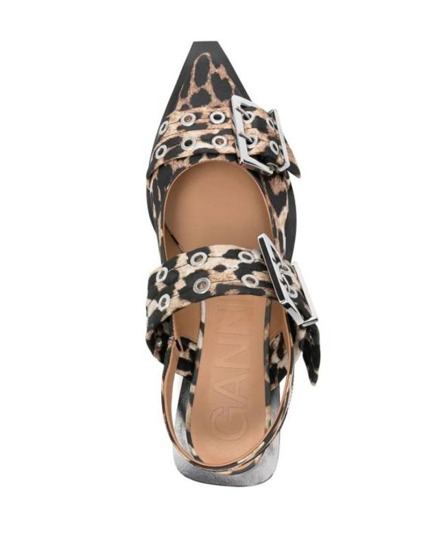 가니 [해외직구] 26FW 가니 플랫 슈즈 S2947 943 LEOPARD 착용컷