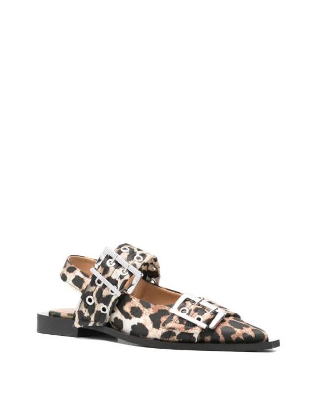 가니 [해외직구] 26FW 가니 플랫 슈즈 S2947 943 LEOPARD 착용컷