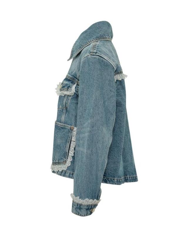 가니 [해외직구] 26FW 가니 데님 자켓 A1010200 569 DARK BLUE VINTAGE 착용컷