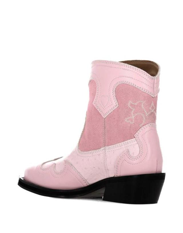 가니 [해외직구] 26FW 가니 부츠 D1010005 478 PINK NECTAR 착용컷