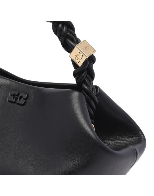 가니 [해외직구] 26FW 가니 스몰 레더 보우 토트백 A5241 099 Black 착용컷