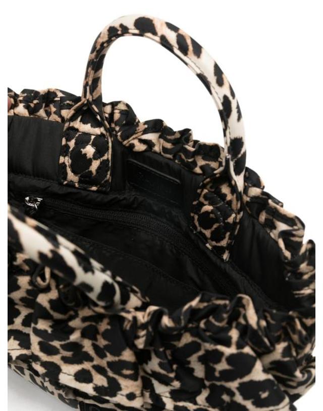 가니 [해외직구] 26FW 가니 토트백 B2040010 943 LEOPARD PRINT 착용컷