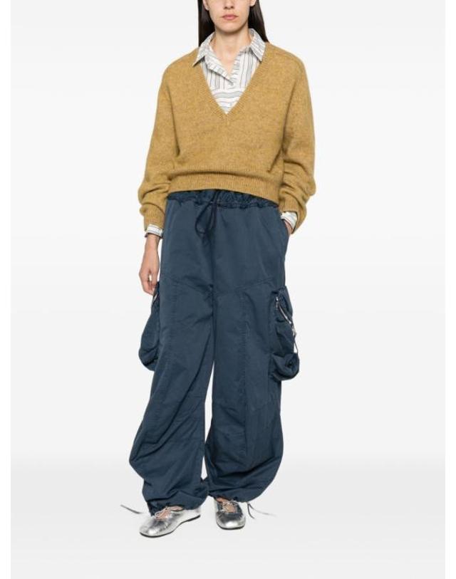가니 [해외직구] 26FW 가니 스웨터 A1150050576 YELLOW DARK ORANGE 착용컷