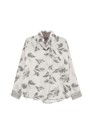 [해외직구] 26FW 엠포리오 아르마니 블라우스 EW004950AF26966F8083 GREY
