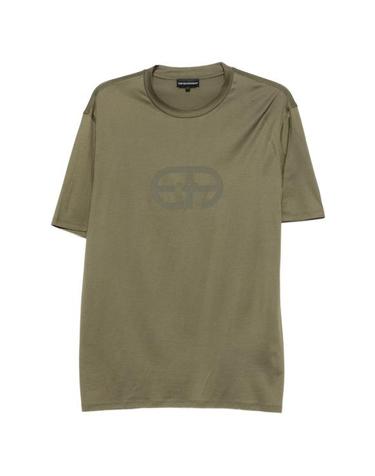 [해외직구] 26FW 엠포리오 아르마니 반팔 티셔츠 EM004581AF10017U7046 GREEN