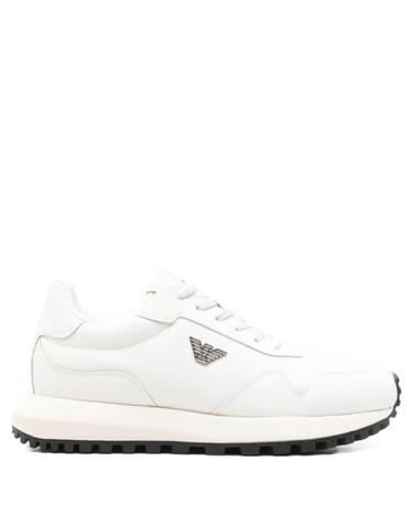 [해외직구] 26FW 엠포리오 아르마니 스니커즈 EM003738AF19532M0107 WHITE