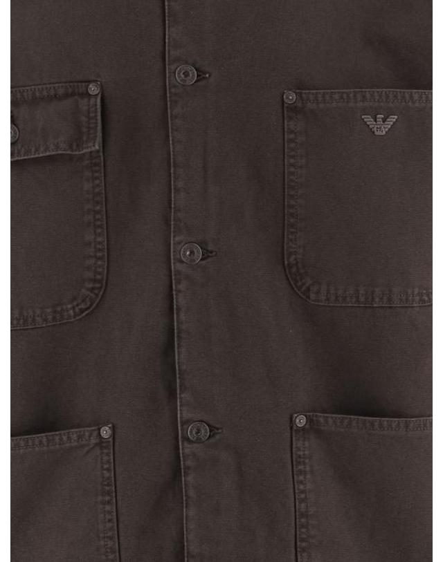엠포리오 아르마니 [해외직구] 26FW 엠포리오 아르마니 무스탕 EM006501AF27763U6030 BROWN 착용컷